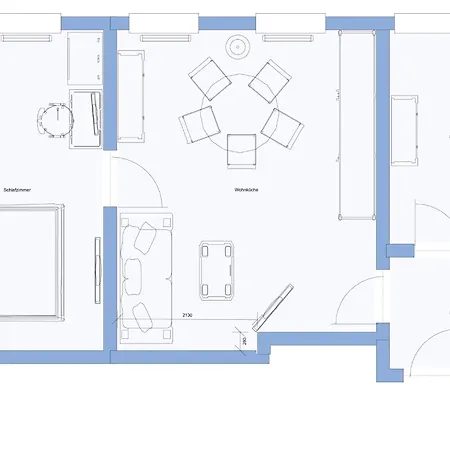 Apartament Schiller Im Zentrum Von Hof- Kueche- Parkplatz- 250mbit Wlan By Interhome Hof (Bavaria)
